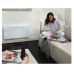 7358-8T Noirot   2400W Spot Plus Panel Heater with Timer 
